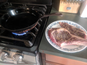 Cooking My First Ribeye