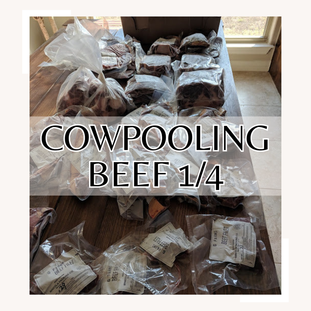 G Farms Cowpooling Beef 1/4