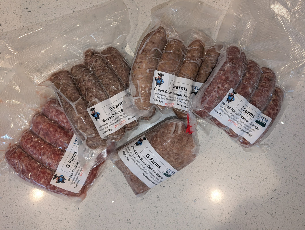 Pork Sausage Variety Pack